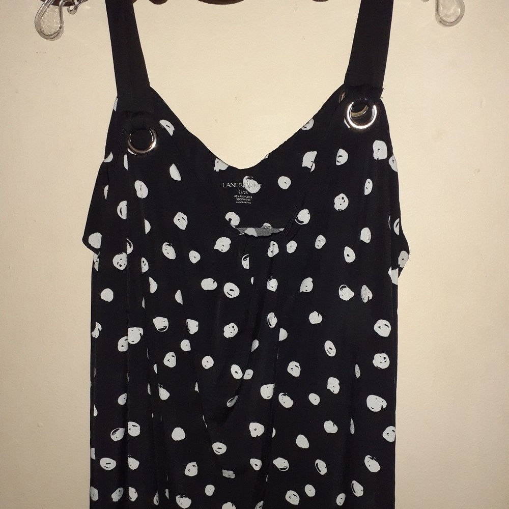 Flowy polka dot Lane Bryant 22/24 tank top